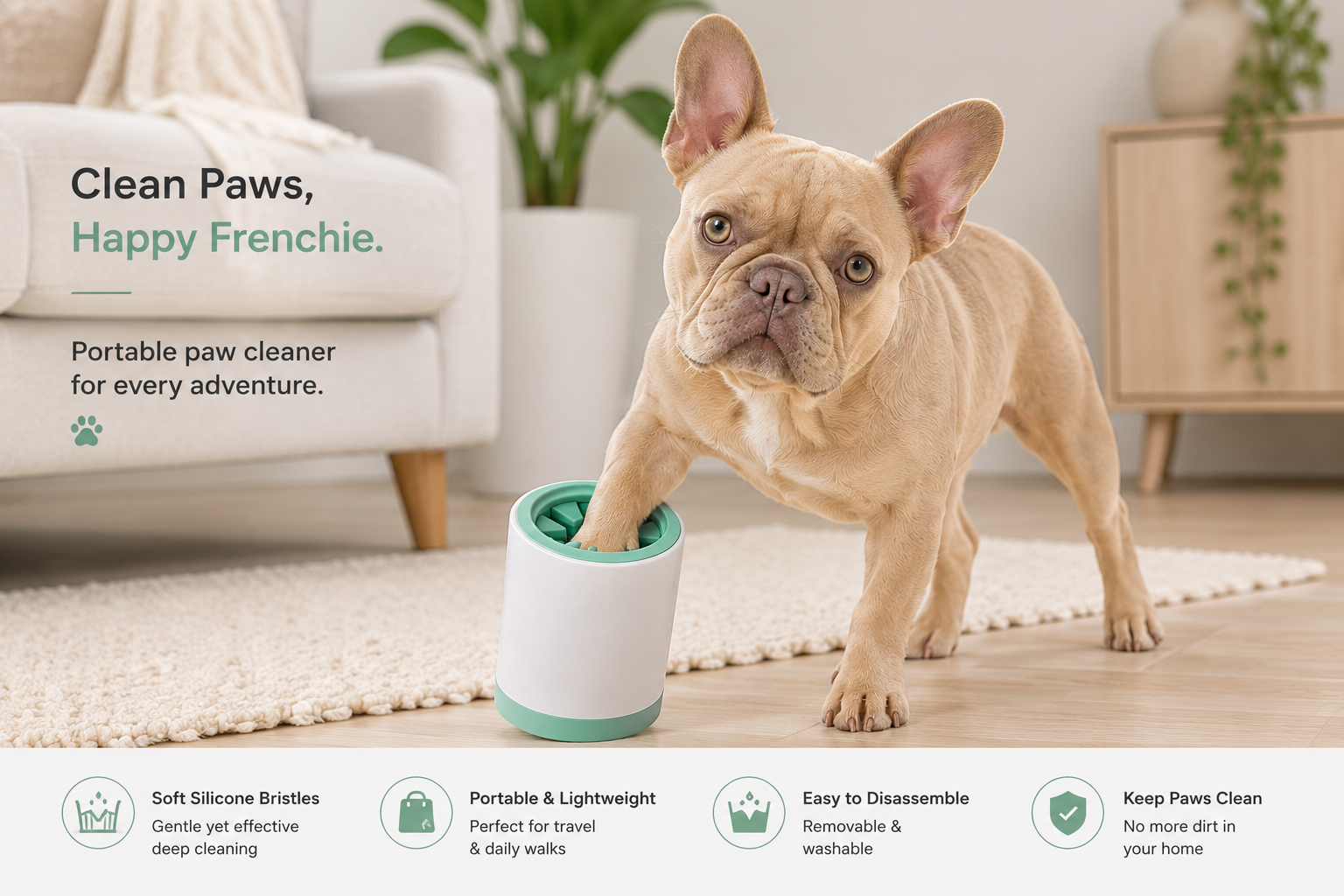 Frenchie Paw Cleaner
