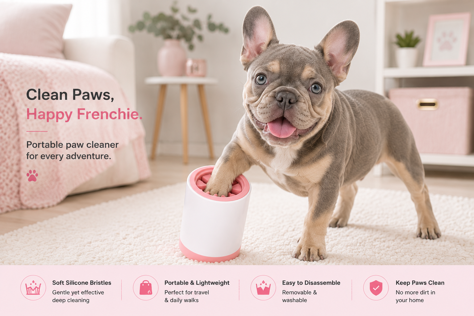 Frenchie Paw Cleaner